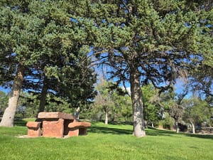 Outdoor bench photo 3