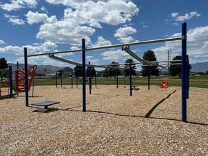 Stagecoach crossing A park