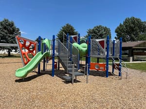 Stagecoach crossing A park photo 2