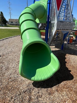 Stagecoach crossing A park photo 3