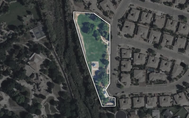 Aerial view of Blake Memorial Park