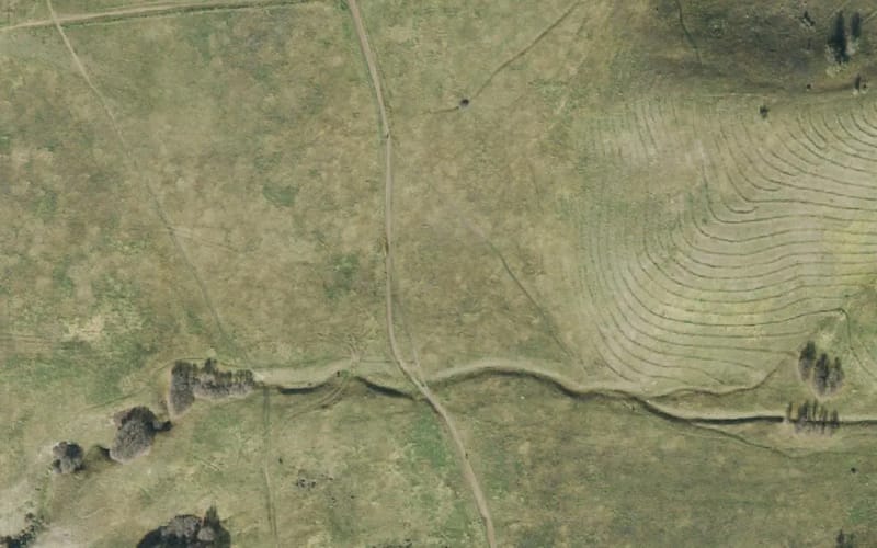 Aerial view of Bonneville Shoreline Preserve