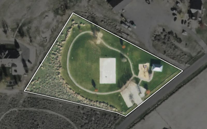 Aerial view of Cedar Pass Ranch Park
