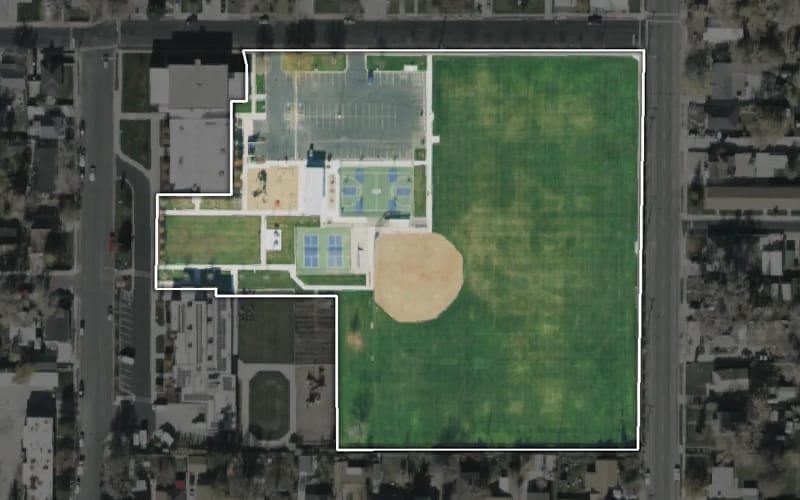 Aerial view of Central Park