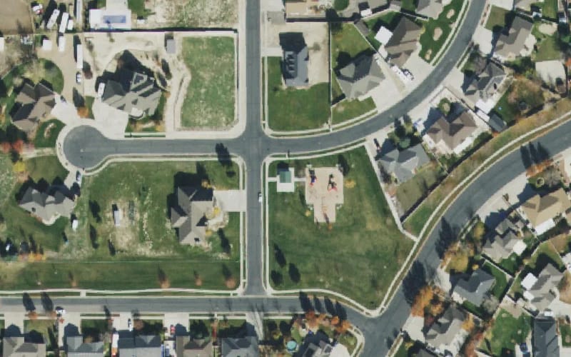 Aerial view of Eagle Park
