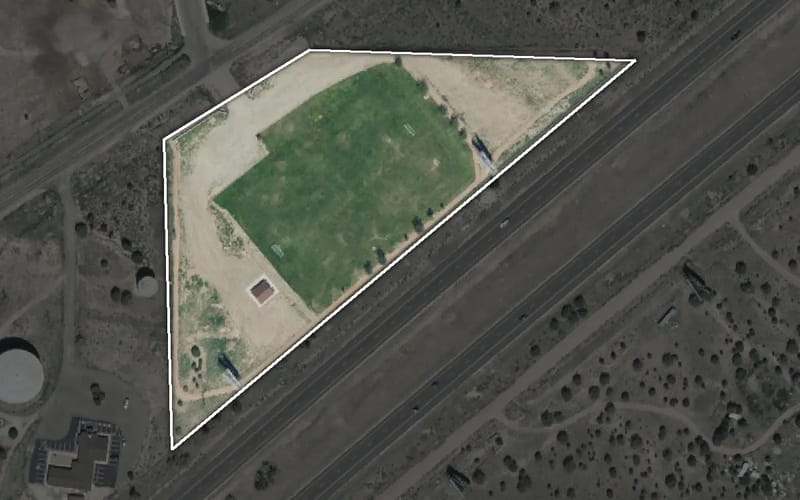 Aerial view of Enoch City Recreation Complex