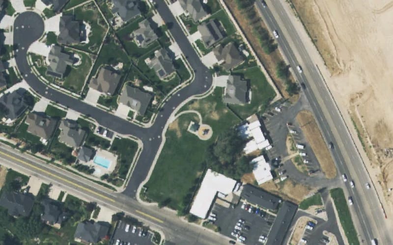 Aerial view of Ferrell Park