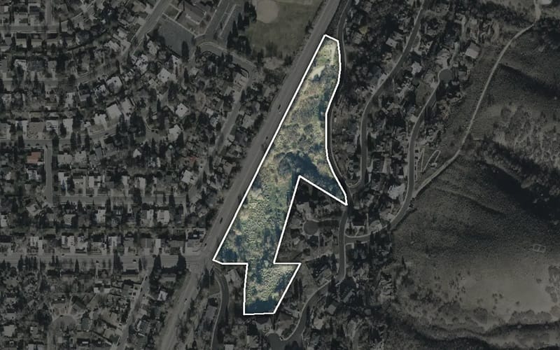 Aerial view of Ferguson Park