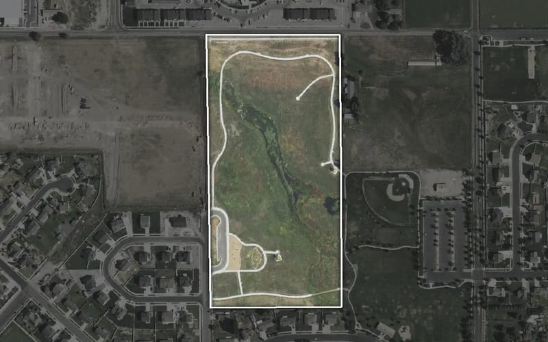 Aerial view of Firefly Park