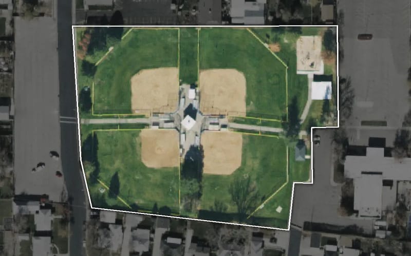 Aerial view of Grant Park