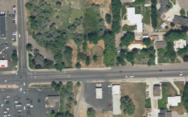 Aerial view of Harris Park