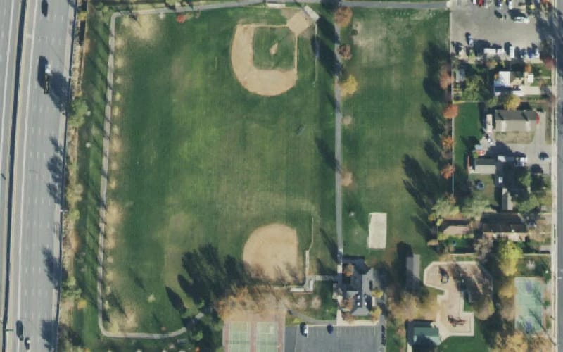 Aerial view of Hatch Park