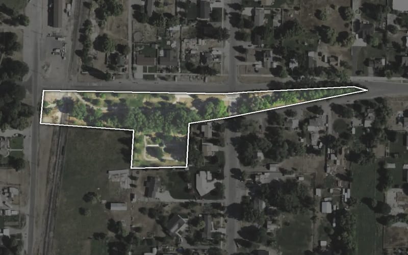 Aerial view of Heritage Park