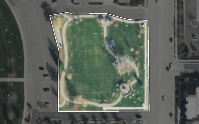 Aerial view of Heritage Park