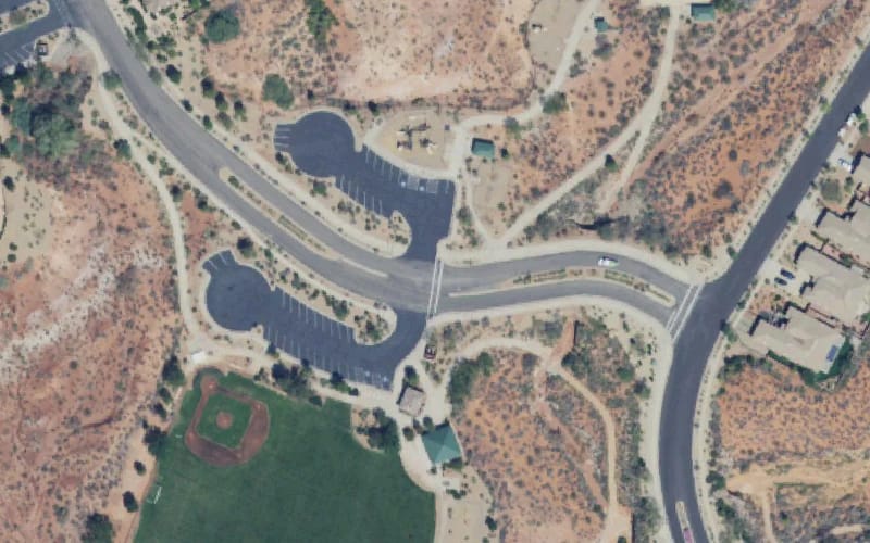 Aerial view of Heritage Park