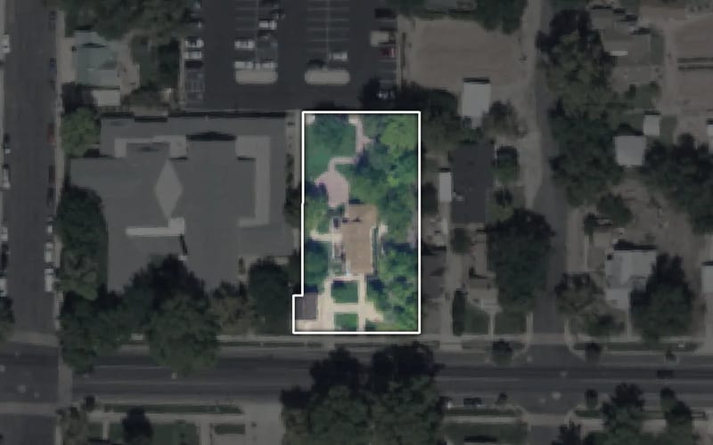 Aerial view of Heritage Square