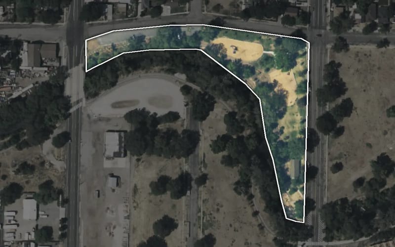Aerial view of High Adventure Park