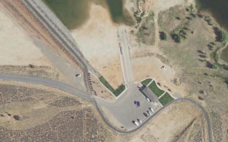 Aerial view of Kanab Bar Park