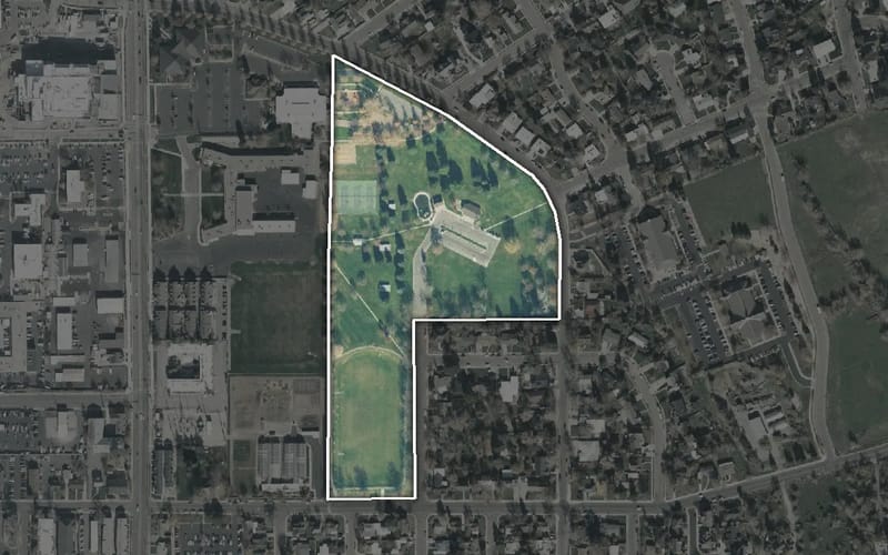 Aerial view of Kiwanis Park