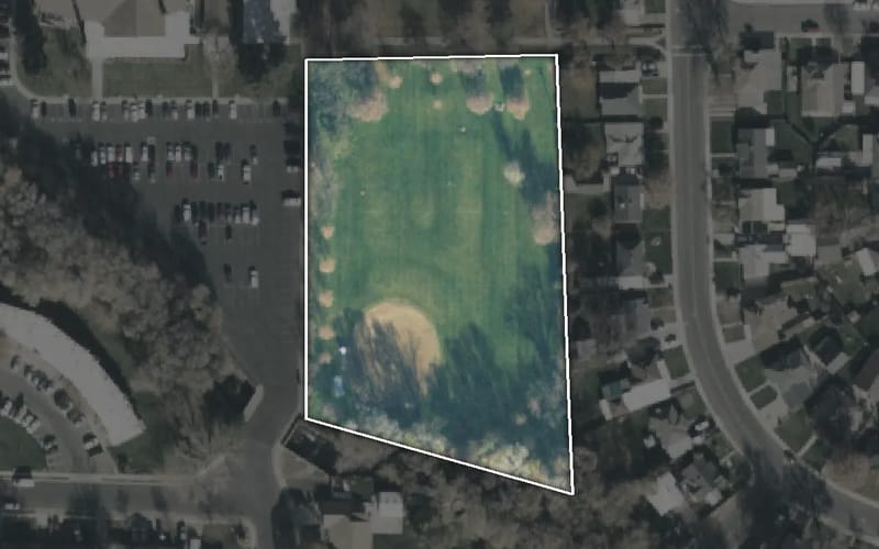 Aerial view of Kolob Park
