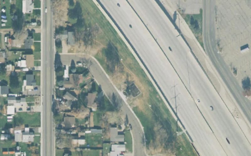 Aerial view of Lakewood Park