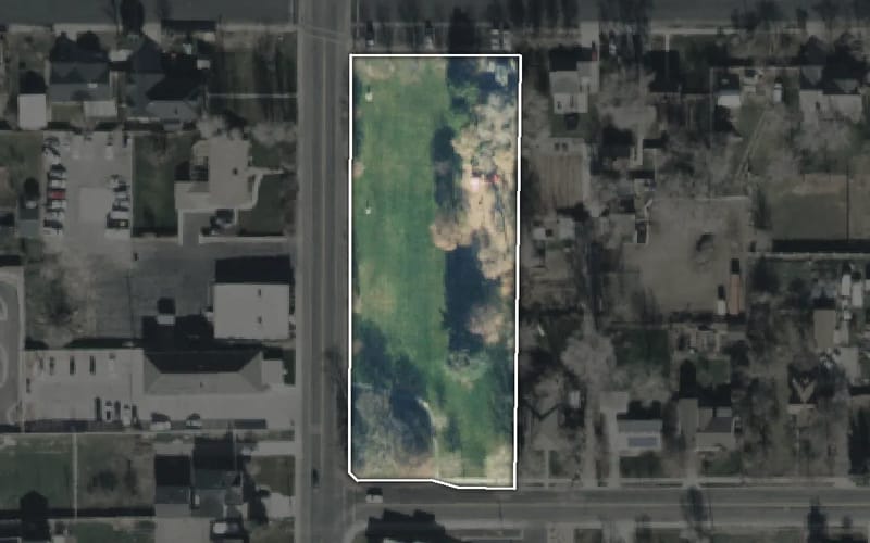 Aerial view of Legacy Park