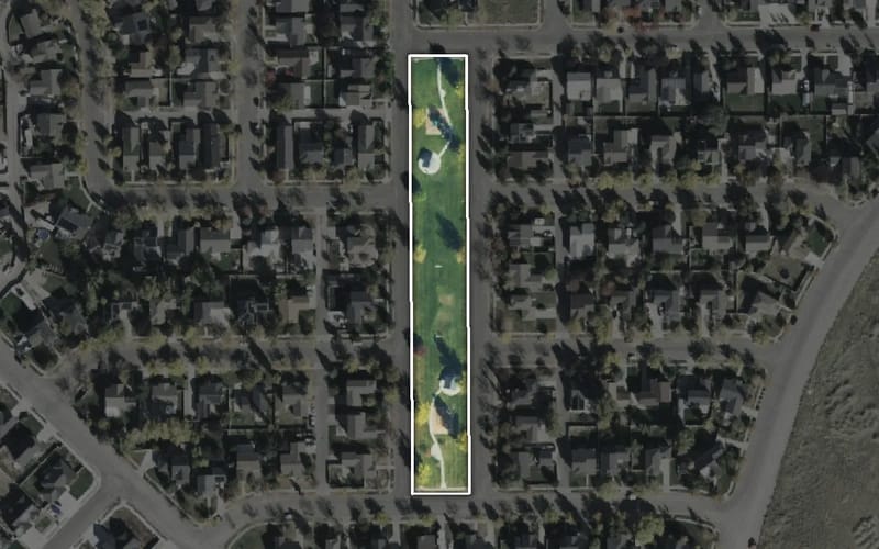 Aerial view of Linear Park