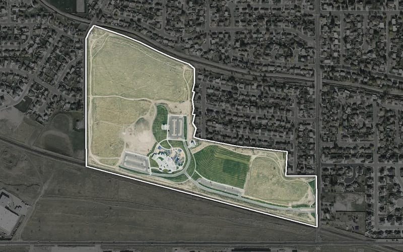 Aerial view of Magna Regional Park