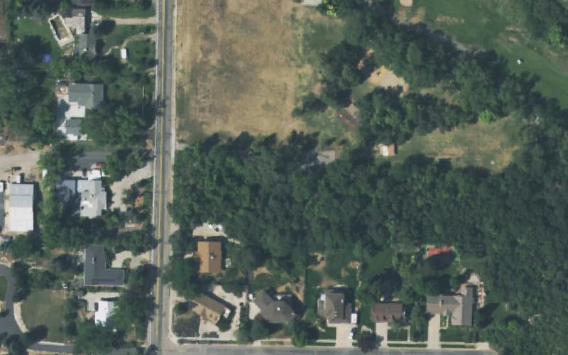 Aerial view of Marquardt Park