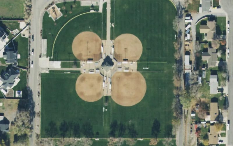 Aerial view of Memorial Park