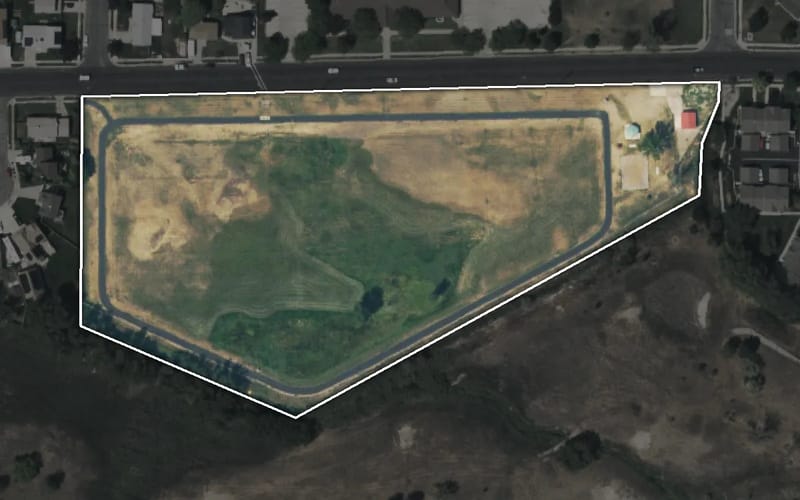 Aerial view of Millenium Park