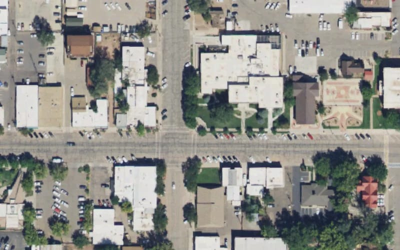Aerial view of Moab Veterans Memorial