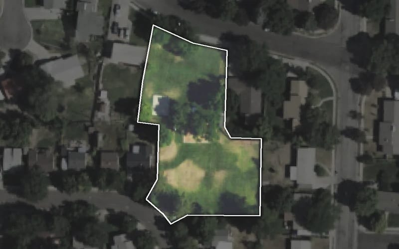 Aerial view of Morningside Park