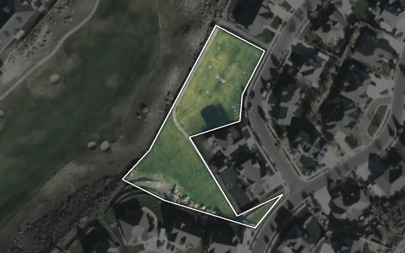 Aerial view of Mt Airey Park