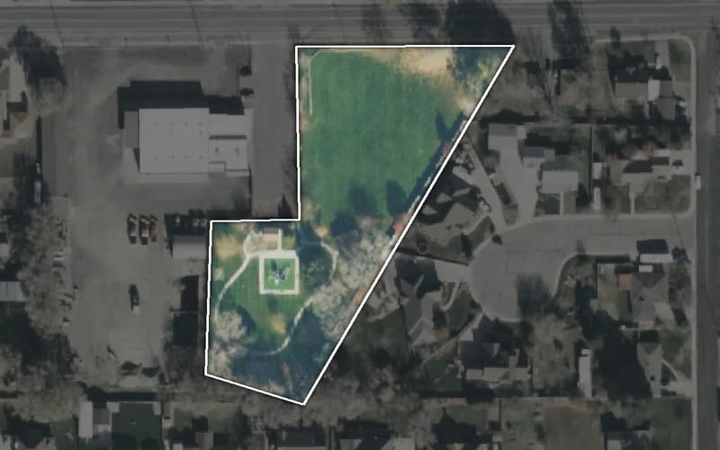 Aerial view of North Park