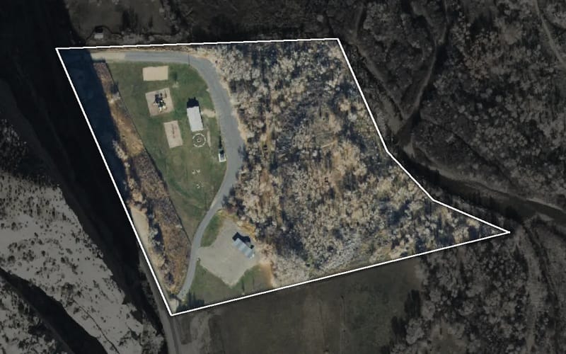 Aerial view of Remember the Maine Park