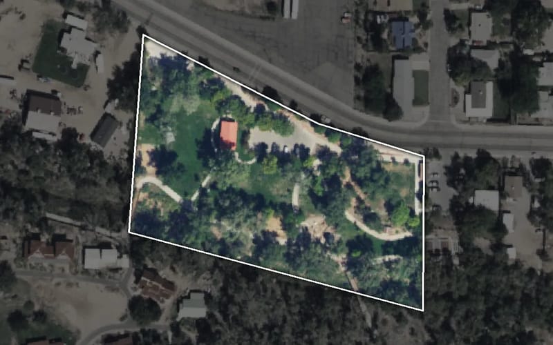 Aerial view of Rotary Park
