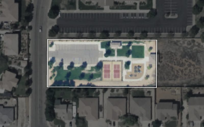 Aerial view of Sky Ridge Park