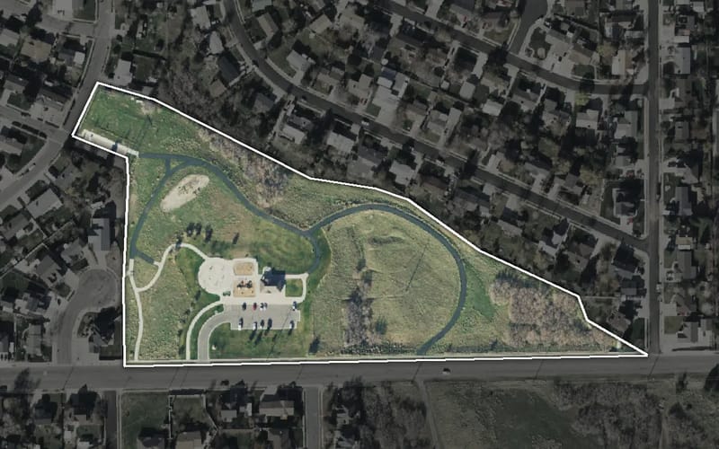 Aerial view of Skyline Park