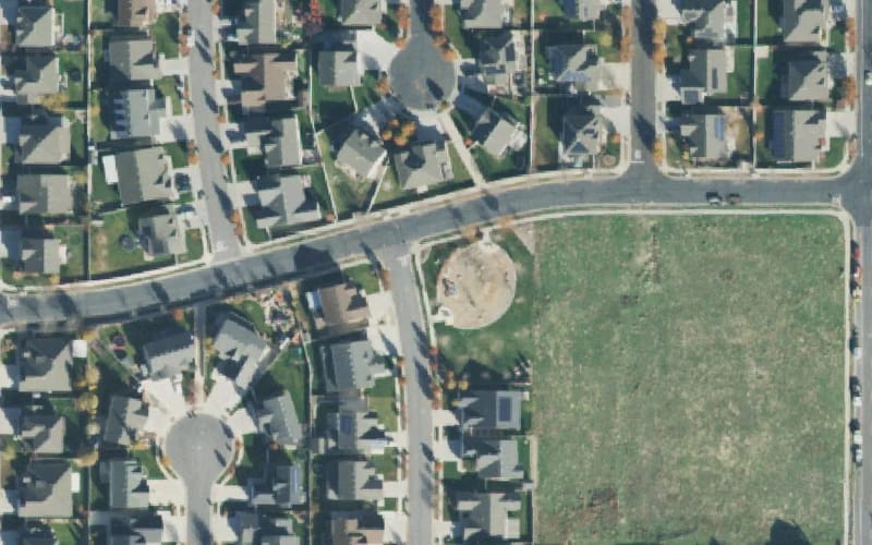 Aerial view of Stone Park