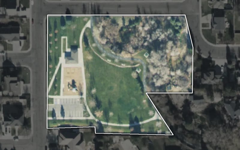 Aerial view of Sunset Park