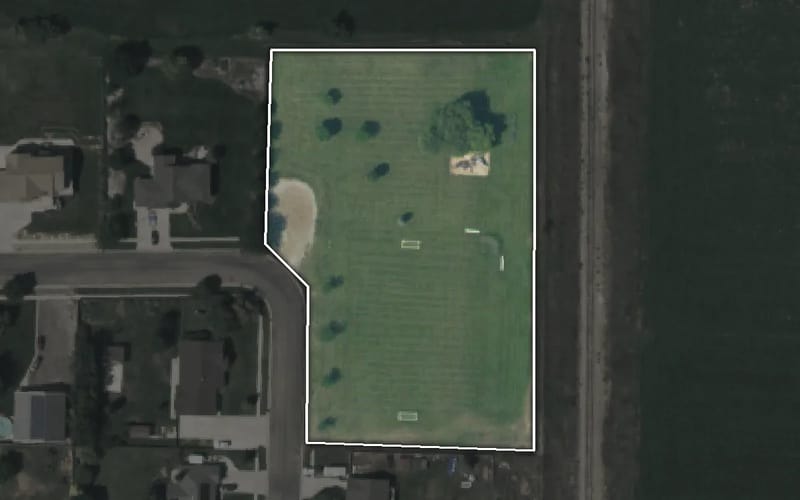 Aerial view of Taylor Park