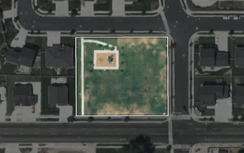Aerial view of Titan Park