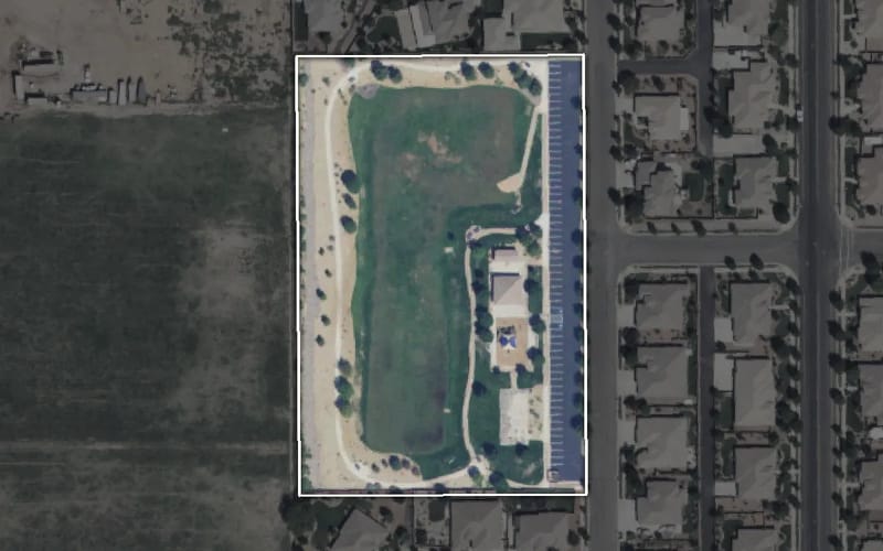 Aerial view of Treasure Valley Park