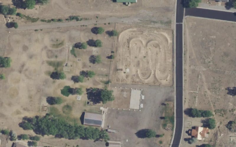 Aerial view of Viking Park