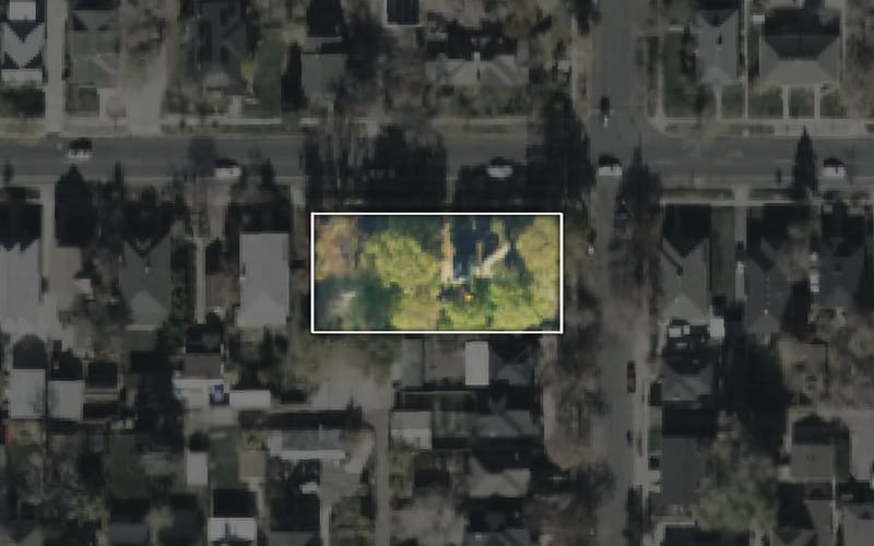 Aerial view of Westminster Park