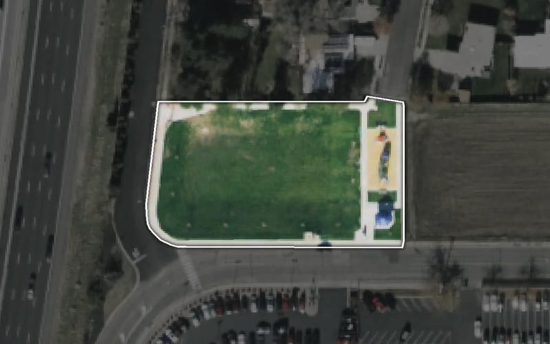 Aerial view of Wildcat Park
