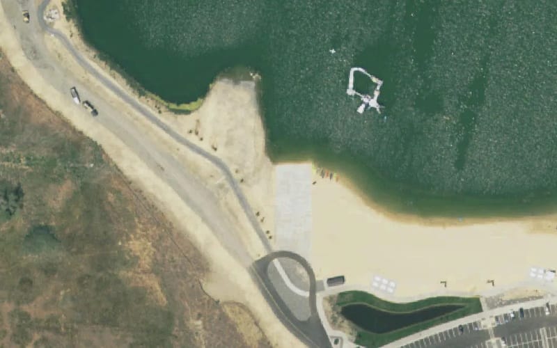Aerial view of Willard Pond